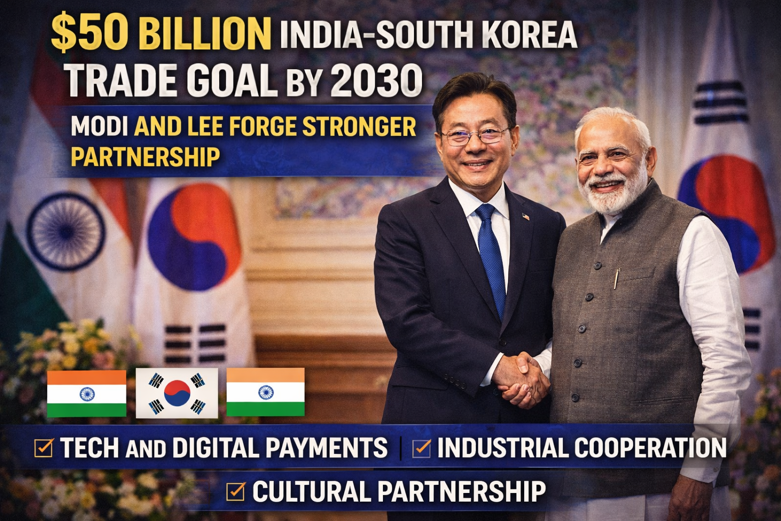 Narendra Modi india south Korea
