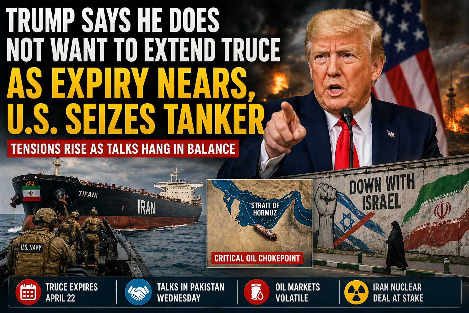 Trump Refuses to Extend Iran Truce