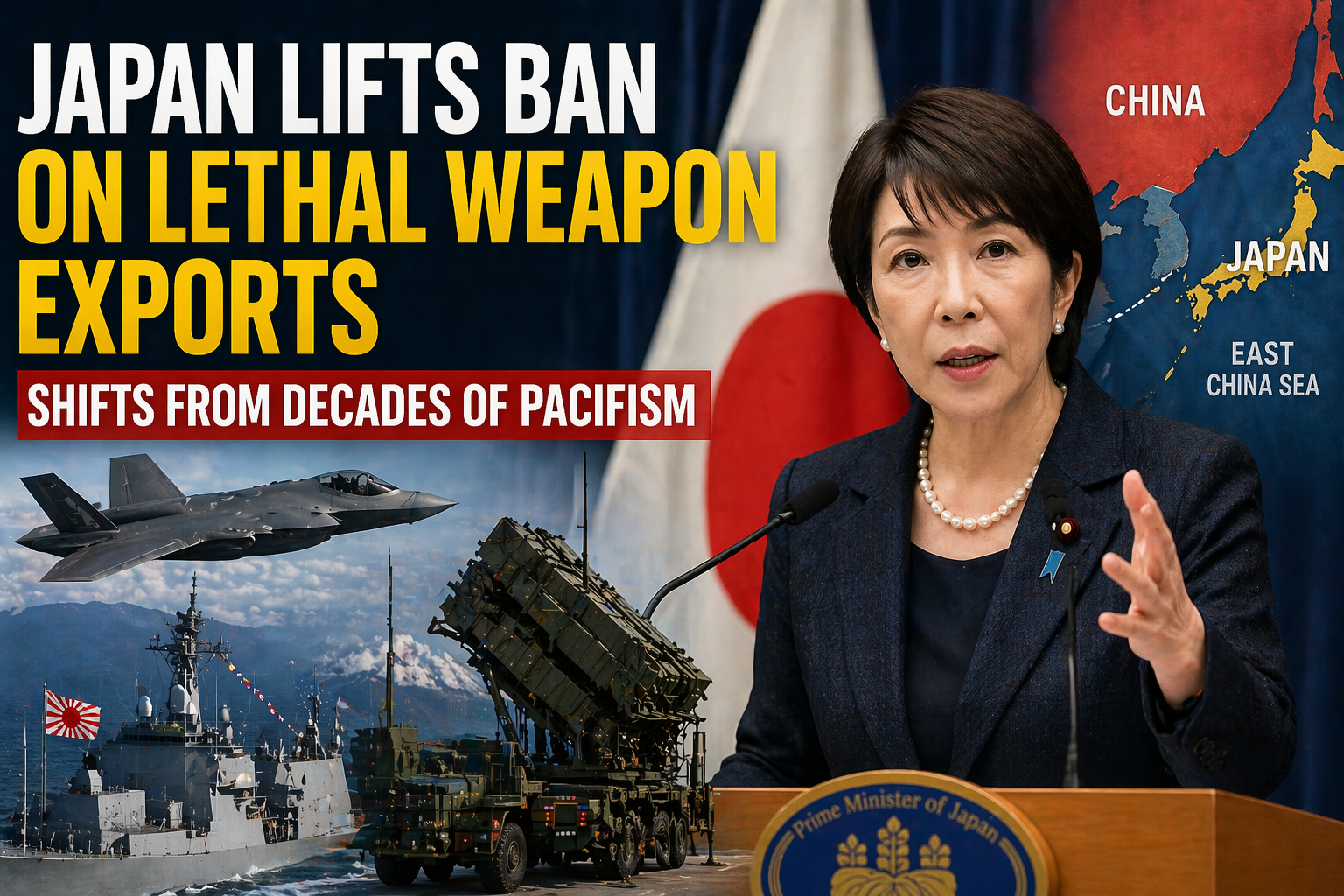 Japan Lifts Ban on Lethal Weapon