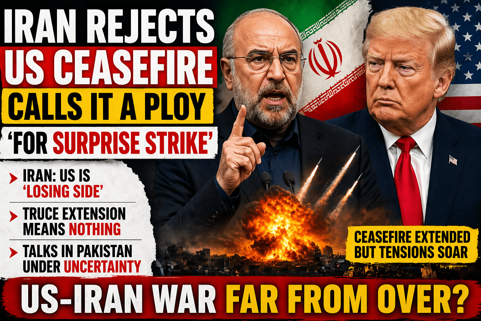 Iran Slams US as ‘Losing Side’