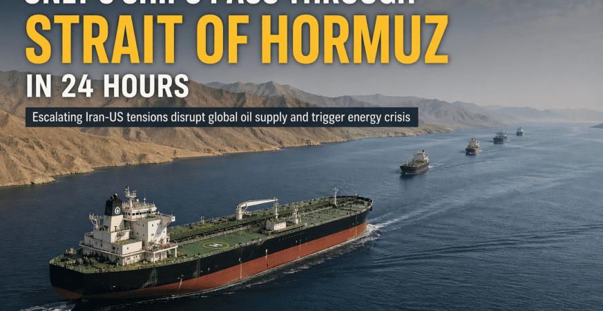 Strait of Hormuz Crisis: Only 5 Ships Pass in 24 Hours Amid Iran-US Tensions
