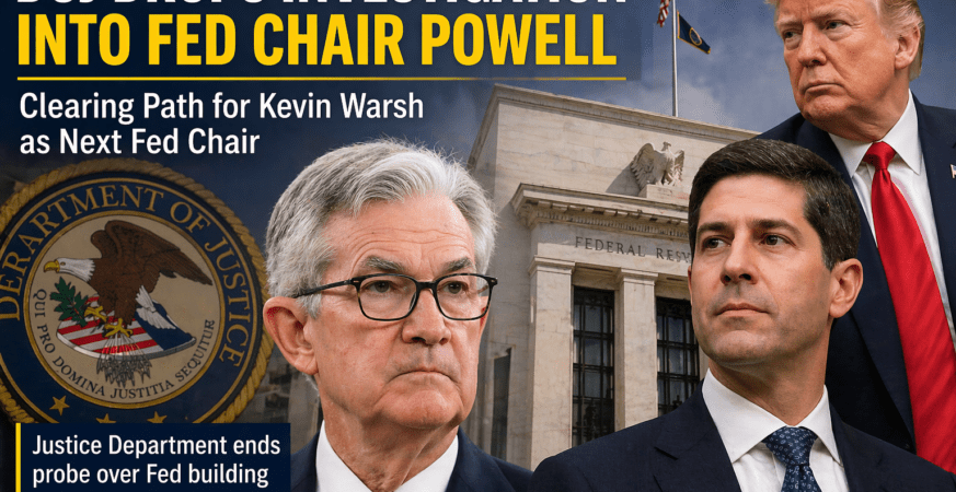 US Ends Powell Investigation Amid Trump Push for Warsh