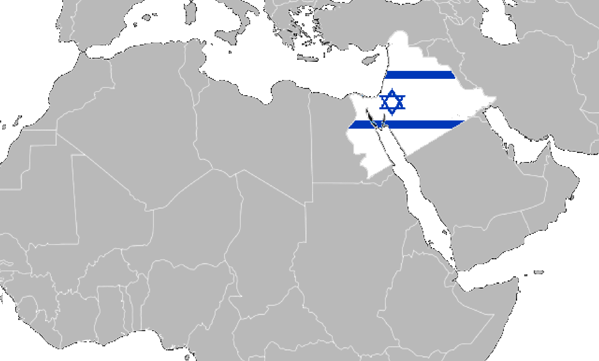 greater Israel's map