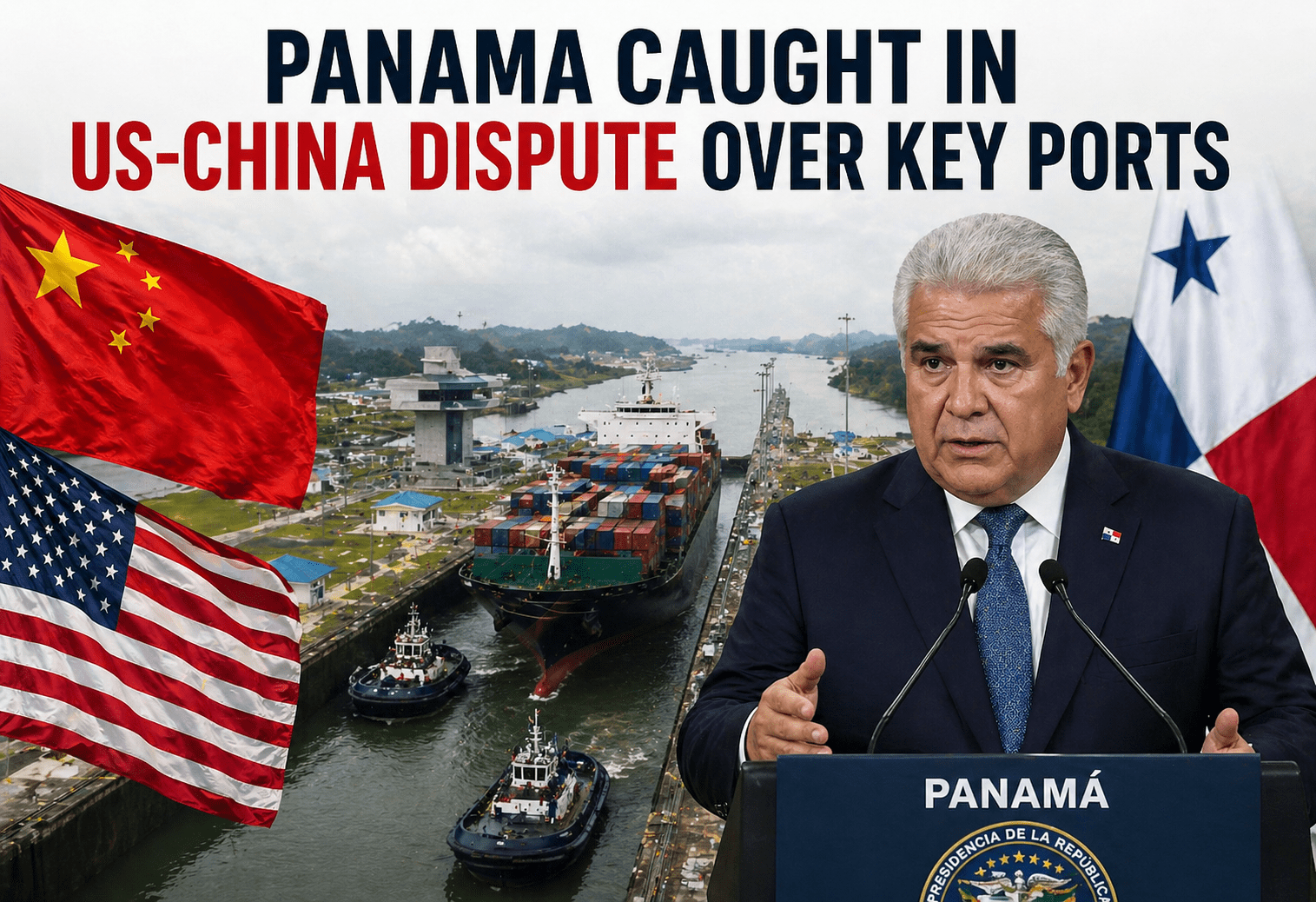 Panama President Warns of US-China Port Dispute Impact